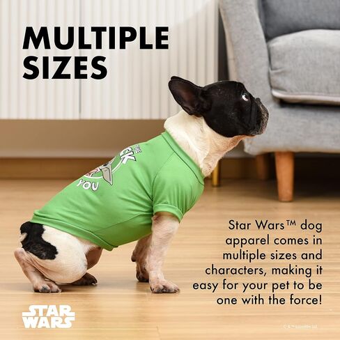 Star Wars for Pets Grogu May The Luck Be with You Dog Tee for St. Patrick’s Day | Size Large | Star Wars Dog Clothing and Apparel, Cute Dog Clothes, Green (FF20332) in Saudi Arabia
