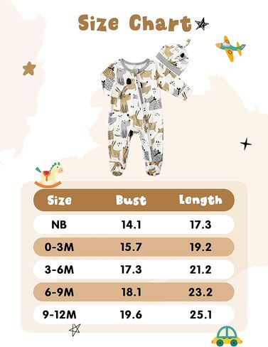 ملابس أطفال أولادي، قطعة واحدة لطيفة بنمط مطبوع وسحاب للقدم وقبعة مكونة من قطعتين من ملابس الأطفال الأولاد in Kuwait