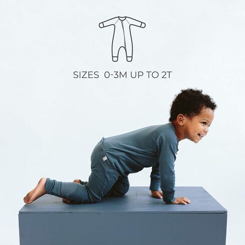 goumikids Goumi'all، بيجامة أطفال ذكية قابلة للتعديل مصنوعة من مواد عضوية ناعمة - وادل (نعناعي)، 3-6 أشهر in Kuwait