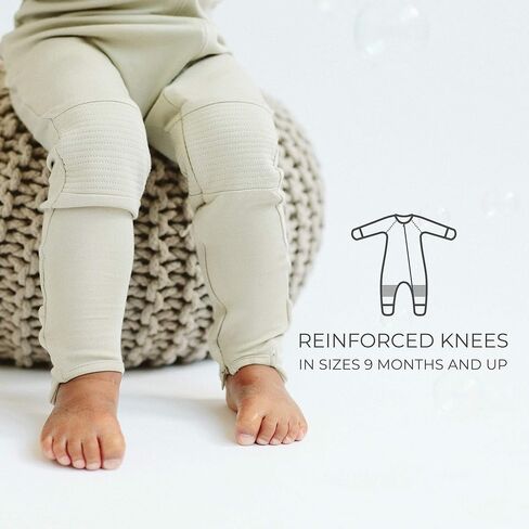 goumikids Goumi'all، بيجامة أطفال ذكية قابلة للتعديل مصنوعة من مواد عضوية ناعمة - وادل (نعناعي)، 3-6 أشهر in Kuwait