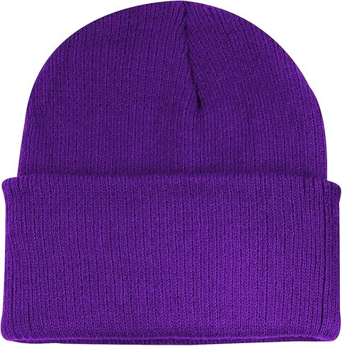 Zando Unisex Knit Baby Beanie Hats Winter Warm Kids Beanie Babies Cute Toddler Beanies for Boys Hip-hop Slouchy Baby Hat in Kuwait