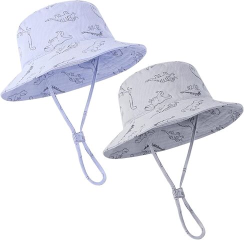 Baby Boy Sun Hat, Summer Beach UPF 50+ Sun Protection Hats, Toddler Kids Wide Brim Sun Hats Cap in Saudi Arabia