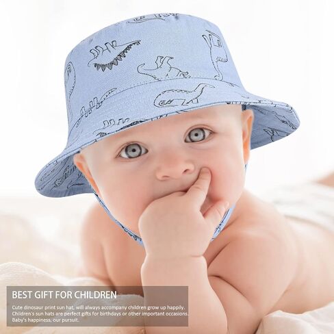 Baby Boy Sun Hat, Summer Beach UPF 50+ Sun Protection Hats, Toddler Kids Wide Brim Sun Hats Cap in Saudi Arabia