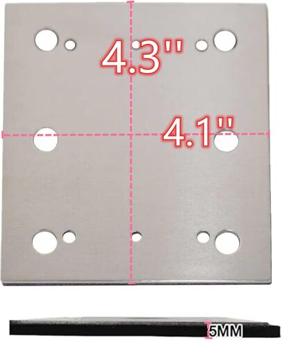 وسادة صنفرة بديلة لماكيتا BO4556 158324-9 - SPD17، 1/4 ورقة بي اس ايه 6 فتحات in Kuwait