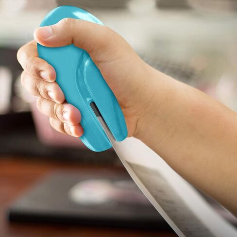 Plus Paper Clinch Desktop Staple Free Staple Blue in Kuwait