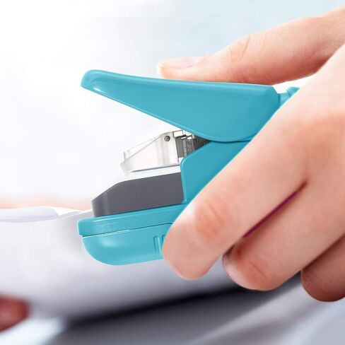 Plus Paper Clinch Desktop Staple Free Staple Blue in Kuwait