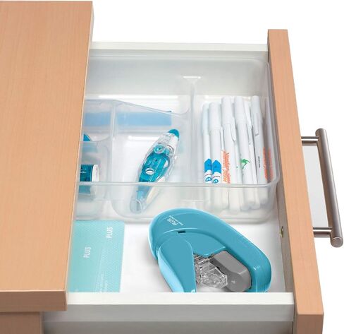 Plus Paper Clinch Desktop Staple Free Staple Blue in Kuwait