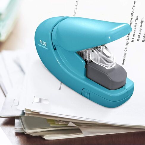 Plus Paper Clinch Desktop Staple Free Staple Blue in Kuwait