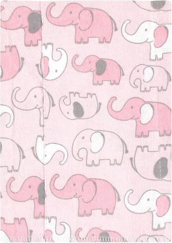 Hudson Baby Unisex Baby Cotton Flannel Burp Cloths 7-Pack, Girl New Elephant, One Size in Saudi Arabia