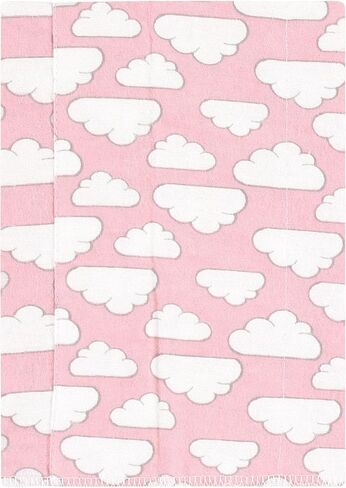 Hudson Baby Unisex Baby Cotton Flannel Burp Cloths 7-Pack, Girl New Elephant, One Size in Saudi Arabia
