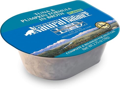 توازن طبيعي محدود المكونات حمية الدجاج والقرع في المرق | طعام رطب للقطط البالغة خالي من الحبوب | 2.75 أونصة. كوب، (عبوة من 24 قطعة) in Kuwait