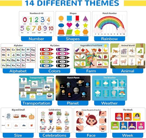 كتاب مشغول للأطفال، ألعاب مونتيسوري لمرحلة ما قبل المدرسة للأطفال الصغار، ألعاب تعليمية حسية للتوحد لمدة 3 4 سنوات، كتاب هادئ للأنشطة، ألعاب التعلم المبكر، الأولاد والبنات يطورون المهارات الحركية الدقيقة in Kuwait