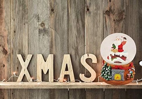 كرة الثلج الموسيقية لعيد الميلاد سانتا في المدخنة ووتر سنو غلوب مع موسيقى 100 مم من الراتنج البوليستر in Kuwait