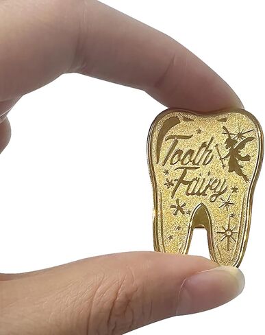 عملات جنية الأسنان، YOUYA DENTAL 10 قطع من مكافأة الأسنان المفقودة، عملة تذكارية لجنية الأسنان، عملة معدنية مطلية بالذهب للأطفال، هدية تذكارية لتغيير الأسنان، هدايا عيد الميلاد لطب الأسنان للأطفال المفقودين in Kuwait