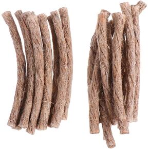 BESPORTBLE 30pcs Fire Starting Rope Kit Natural Hemp Fire Starter Tinder Wick Hemp Cords for Outdoor Camping Hiking Trekking Supplies in Saudi Arabia