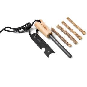 Fire Starter Survival Tool,Ferro Rod Fire Starter Kit & Backpacking Multitool,Flint and Steel,Firestarter Survival,fire Steel in Kuwait