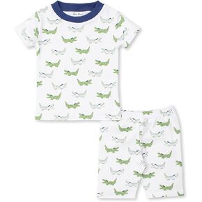 Kissy Kissy Baby-Boys Infant Pajamas Alligator Alley Print Short Pajamas Set in Kuwait