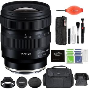 عدسة Tamron مقاس 20-40 مم f/2.8 Di III VXD لهاتف Sony E مع ملحقات متقدمة وحزمة سفر | ضمان الولايات المتحدة الأمريكية لمدة 6 سنوات | AFA062S-700 | تامرون 20-40 ملم سوني إي in Kuwait