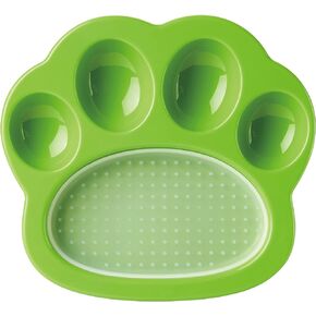 وعاء تغذية بطيء صغير من بيت دريم هاوس وبساط لعق قابل للفصل للحيوانات الأليفة الصغيرة والقطط والكلاب - طبق تغذية مصمم بمخالب مع وسادة لعق قابلة للتبديل in Kuwait