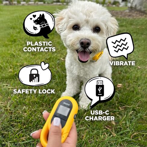 Dogtra CUE طوق إلكتروني أنيق سهل الاستخدام مع اهتزاز مقاوم للماء وقابل لإعادة الشحن، طوق تدريب عن بعد للكلاب الصغيرة والمتوسطة والكبيرة (الجيل الأول) in Kuwait