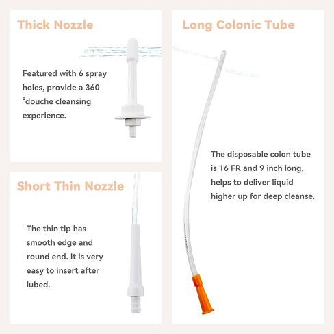 TopQuaFocus Electric Enema Bucket kit - Organic Coffee Enema Set 1 Quart- Automatic Enema Kit for Colon Cleansing - Easy&Reusable… in Kuwait