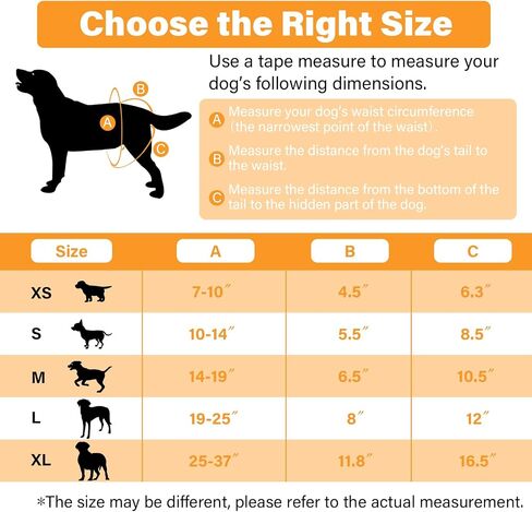 Washable Female Dog Diapers 3 Pack Premium Reusable Diapers for Dog in Heat - Highly Absorbent for Untrained Puppies, Dogs in Heat, Doggie Menstrual and Incontinence XS - A in Kuwait