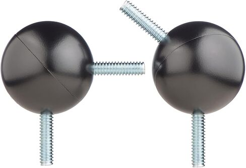 Ivilon Bay Window Curtain Rod Corner Connector - for Rods of 5/8 to 1-1/8 Inch - Antique Black in Kuwait
