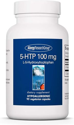 مجموعة أبحاث الحساسية - 5-HTP 100 ملغ - L-5-Hydroxytryptophan - 90 كبسولة نباتية in Saudi Arabia