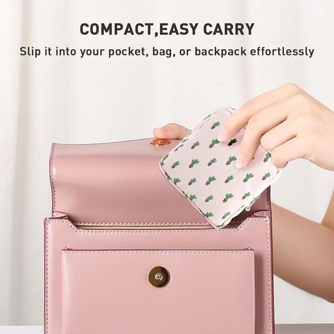 Portable Sanitary Napkin Storage Bag, 5pcs Sanitary Pad Storage Bag,Reusable Period Pouch, For Teen Girls School in Kuwait