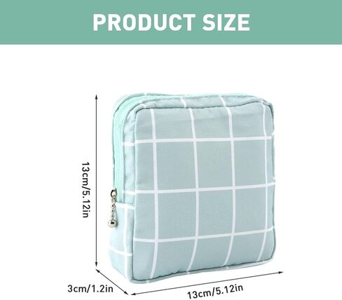 Portable Sanitary Napkin Storage Bag, 5pcs Sanitary Pad Storage Bag,Reusable Period Pouch, For Teen Girls School in Kuwait