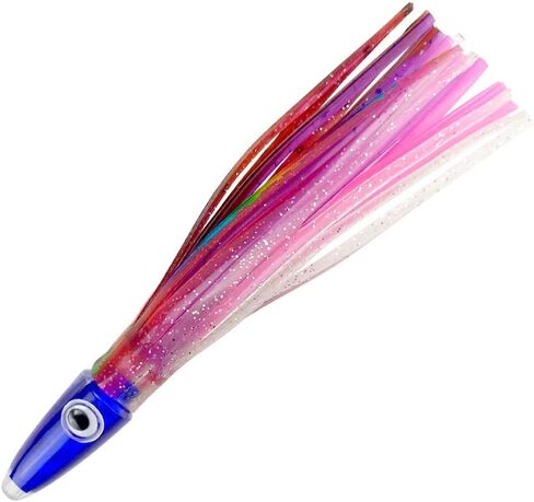 OCEAN CAT 5.5 Inches Weighted Squid Soft Plastic Trolling Lures Fishing Tackle Hoochie Octopus Skirts Bait for Offshore Big Game Saltwater Fishing in Kuwait