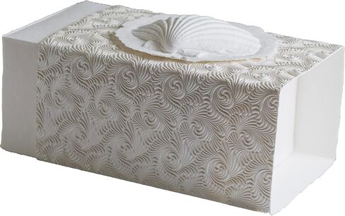 The Favorite Place® Burial Biodegradable Urn for Human Ashes, (Small Cross), Water Burial Urn, Urn for Cremation, Cremation Urn, (Gold Metallic Swirl Paper) R-206 in Kuwait