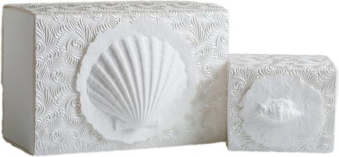 The Favorite Place® Burial Biodegradable Urn for Human Ashes, (Small Cross), Water Burial Urn, Urn for Cremation, Cremation Urn, (Gold Metallic Swirl Paper) R-206 in Kuwait