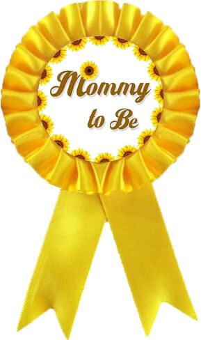 لوازم زينة حمام الطفل عباد الشمس من بارتي إنسبو، دبوس شارة استحمام الطفل عباد الشمس، دبوس للأم تو بي والأب ليكون دبوسًا لديكورات حمام الطفل عباد الشمس، هدية حفلة عباد الشمس in Kuwait