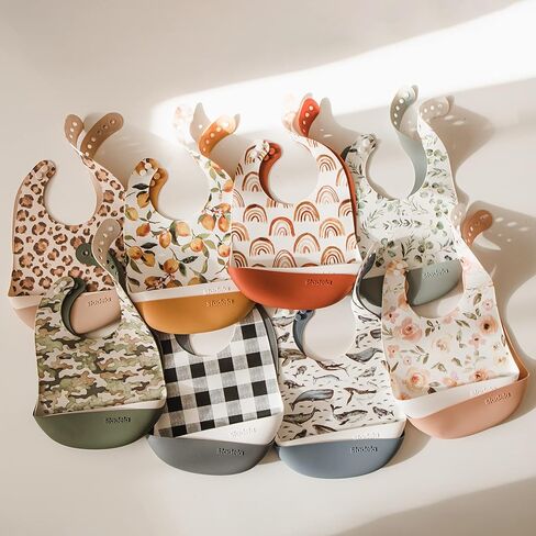 مريلة تغذية من السيليكون للأطفال من ستاديلا، مقاومة للماء وقابلة للتعديل، للجنسين للأطفال الأولاد والبنات in Kuwait