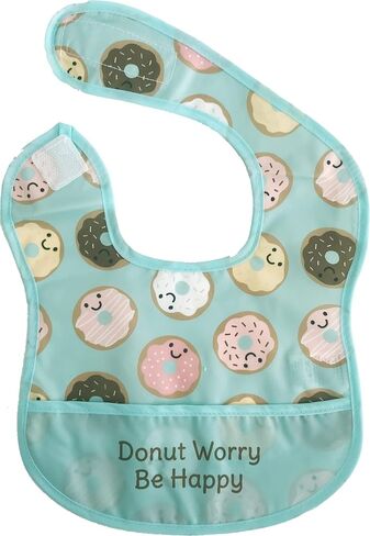 Hudson Baby Unisex Baby Waterproof Polyester Bibs in Saudi Arabia