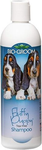 Bio-Groom Fluffy Puppy Tear-Free Shampoo – Dog Bathing Supplies, Puppy Shampoo, Cat & Dog Grooming Supplies for Sensitive Skin, Cruelty-Free, Made in USA, Tearless Dog Products – 12 fl oz 2-Pack in Saudi Arabia