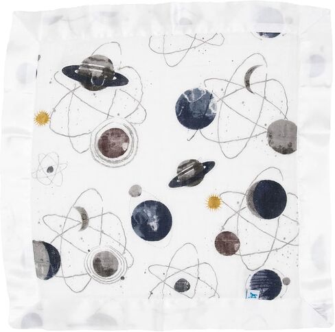 Little Unicorn Security Blanket 3 Pack | 100% Cotton Muslin with Satin Border | Super Soft and Breathable | Baby, Infant and Toddler | Unisex | Pressed Petals in Kuwait