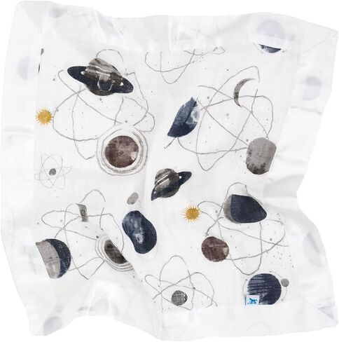 Little Unicorn Security Blanket 3 Pack | 100% Cotton Muslin with Satin Border | Super Soft and Breathable | Baby, Infant and Toddler | Unisex | Pressed Petals in Kuwait