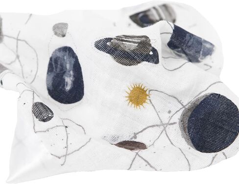 Little Unicorn Security Blanket 3 Pack | 100% Cotton Muslin with Satin Border | Super Soft and Breathable | Baby, Infant and Toddler | Unisex | Pressed Petals in Kuwait