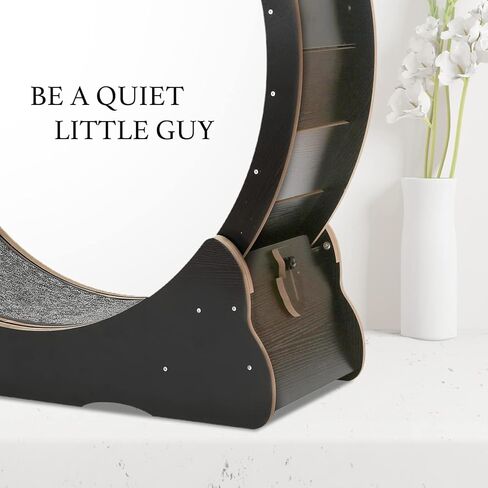 عجلة تمرين القطط دوكال للقطط الداخلية، عجلات جري كبيرة للقطط بقطر 39.4 بوصة، عجلة مشي للقطط سهلة التجميع مع عملية قفل ولعبة ليزر للقطط، تشغيل هادئ للغاية لصحة القطط in Kuwait