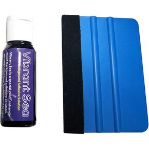 Vepotek Vibrant Sea Mounting & Glue Solution Combo Kit For Aquarium Background W/ Squeegee (1 OZ (30ml)) in Saudi Arabia