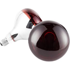 TOPHORT 2 Pack Heat Lamp Bulb R40/250 Watts, Red Heat Lamps Outdoor Bulbs for Pets Flood Light Bulb for Chickens Infrared Reflector,E26 Base in Saudi Arabia
