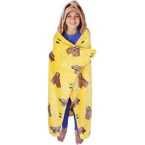 Softlux Animal Blanket Hoodie for Kids, Hooded Blanket, Wearable Kids' Blanket, Soft, Cozy Fleece Hoodie, LARGE 50" H x 40" W in Kuwait