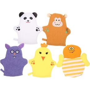 قفازات استحمام من تويفيان، 5 قطع، وسادة جلوس للأطفال، قفازات للجسم، منشفة للجسم لحديثي الولادة، منشفة حمام للأطفال حديثي الولادة، دمية استحمام للأطفال من القطن، قفازات غسيل للأطفال الرضع، قفاز غسيل شبكي in Kuwait