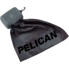 Pelican Outdoor - منشفة متعددة الاستخدام مع حقيبة حمل - ألياف دقيقة فائقة الامتصاص - أسود ستيلث in Kuwait