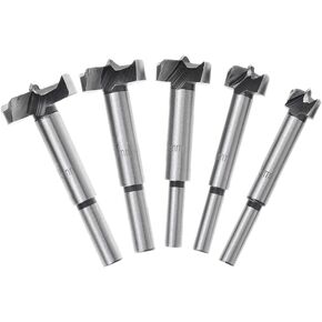 مطار حكر مجموعة لقم مثقاب فورستنر من 5 قطع / 15-35 ملم من الستيل الكربوني الطويل والمفصلات المستديرة الطويلة للخشب والخشب الرقائقي والبلاستيك والخشب الرقائقي in Kuwait