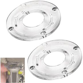 DECKMAN 2 PACK 519233001 قاعدة فرعية مستديرة متوافقة مع جهاز توجيه النخيل اللاسلكي Ryobi P601 وRidgid R2401 in Kuwait