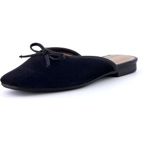 حذاء Jade Bow Mule للسيدات من CUSHIONAIRE + إسفنج يحتفظ بالشكل، متوفر بعرض واسع in Kuwait