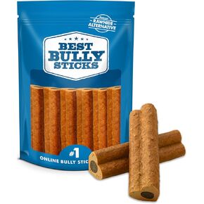 Best Bully Sticks Love Bones for Dogs - 6 Count (Pack of 1) - Heart-Shaped Chicken Treat, USA Baked and Packed, Natural, Easy to Digest, High Protein